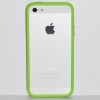 Чехлы для apple BUMPER Green-Clear 5G FOR IPHONE