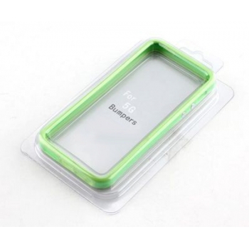 BUMPER Green-Clear 5G FOR IPHONE