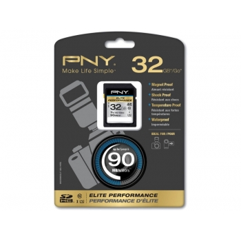 Карты памяти PNY SDXC 32GB CLASS 10 ELITE PERFORMACE HIGHT SPEED (P-SDH32U1H-GE)