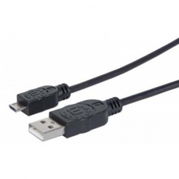 Кабели и переходники Manhattan USB 2.0 AM to Micro 5P 1.8m