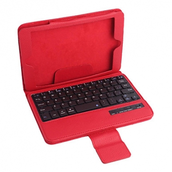 Аксессуары для планшетов DIGITAL GADGETS PORTFOLIO BLUETOOTH KEYBOARDCASE FOR TABLETS 7 IPAD MINI / MINI2 RED DPMINIKC-R