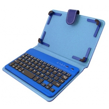 Аксессуары для планшетов DIGITAL GADGETS BLUETOOTH KEYBOARD CASE FOR TABLETS 7 IPAD MINI BLUE DU7KC01-R