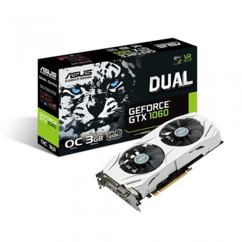 Видеокарты ASUS GEFORCE GTX1060 DUAL OC 3GB (DUAL-GTX1060-O3G)