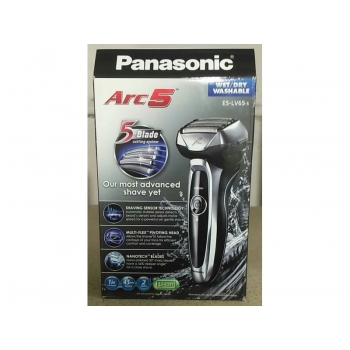 PANASONIC ARC5 5-BLADE CORDLESS SHAVER WITH SHAVE SENSOR TECHNOLOGY AND WET/DRY CONVENIENCE (ES-LV65-S851)