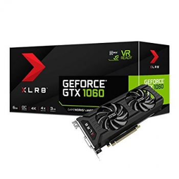 Видеокарты PNY XLR8 GEFORCE GTX1060 6GB (VCGGTX10606XGPB-OC2)