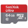 Карты памяти SANDISK MICROSDXC 64GB ULTRA WITH ADAPTER CLASS 10 (SDSQUNS-064G-GN3MA)