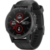 Smart часы GARMIN FENIX 5S PLUS SAPPHIRE BLACK WITH BLACK BAND (010-01987-02)