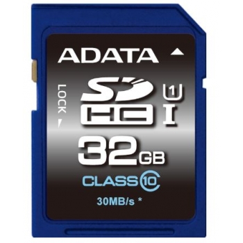 Карты памяти ADATA SDHC 32GB CLASS 10 (ASDH32GUICL10-R)