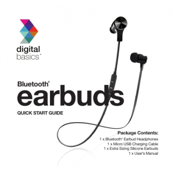 Наушники DIGITAL BASICS BLUETOOTH EARBUDS (006-9157-1116)