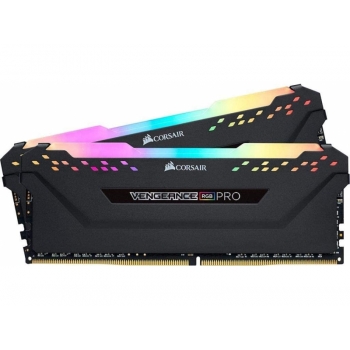 Оперативная память CORSAIR VENGEANCE RGB PRO 64GB (2 x 32GB) DDR4 DRAM 3200MHz C16 MEMORY KIT BLACK (CMW64GX4M2E3200C16)