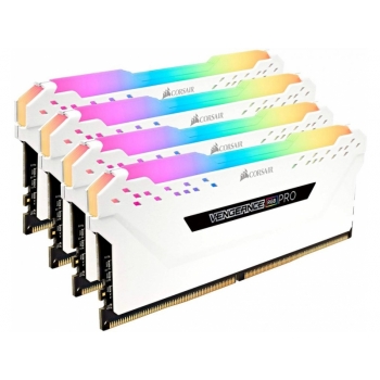 CORSAIR VENGEANCE® RGB PRO 32GB (4 x 8GB) DDR4 DRAM 3600MHz C18 MEMORY KIT WHITE (CMW32GX4M4C3600C18W)